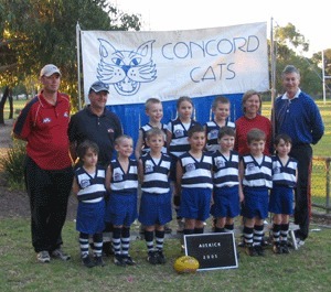 Original Concord Cats team photo